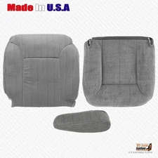 Passenger Bottom/Top/Armrest Cloth Cover For 1995-1999 GMC Yukon Suburban Sierra