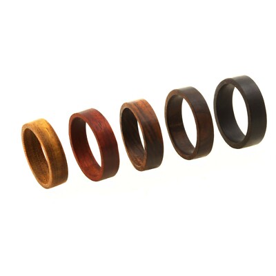 Ring aus Holz 5 Mm. Schmuck 100% Natürliche