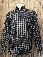 Scott Barber Mens LS Button Up Shirt-Size Small-100% Cotton 