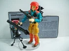 K23i0001 DOWNTOWN W/ FILE CARD 1989 GI JOE 100% COMPLETE ORIGINAL FIGURE VINTAGE