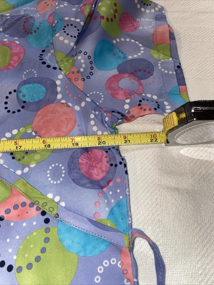 Lote 4 Prendas para el torso Médicas 1 Pantalón Pequeño 1 Ranas Nuevas Púrpura Borgoña 1 Patrón Círculo Foto 4 de 4