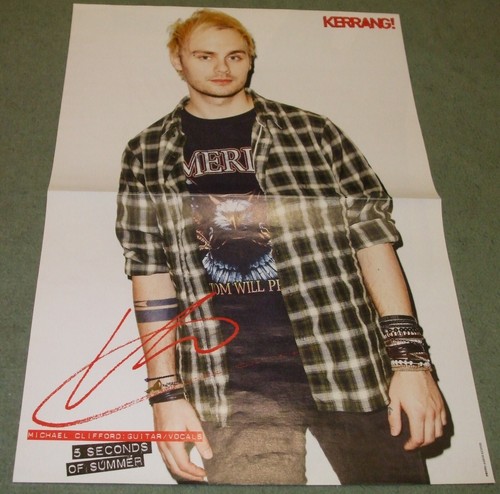Kerrang! 5 Seconds Of Summer Poster zweiseitig - 16x11 cm. 2 Poster - sehr guter Zustand - Bild 2 von 3
