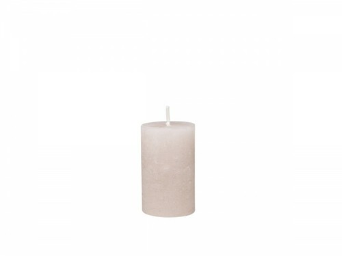 Dusky Pink Pillar Candles, Light Rose Rustic Chunky Church Candle, 9 Sizes - Picture 3 of 11