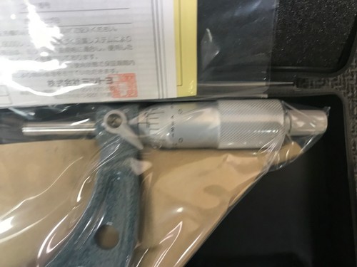 "MCROMETRO MITUTOYO 103-218 NUEVO TRINQUETE CARA DE CARBURO DE TRINQUETE .0001" - Imagen 3 de 8