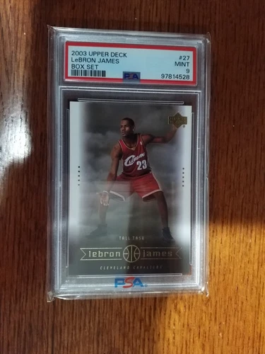 2003 Upper Deck Lebron James box set #27 PSA 9 ROOKIE CARD