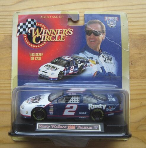 Rusty Wallace--1998 Winner's Circle 1/43 Scale--#2 Mobil 1 Diecast Car