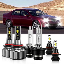For Acura Tl 2002-2003 Front Led Hid Headlight Hi Low Beam Fog Light Bulb White For Acura Tl 2002-2003 Front Led Hid Headlight Hi Low Beam Fog Light Bulb White