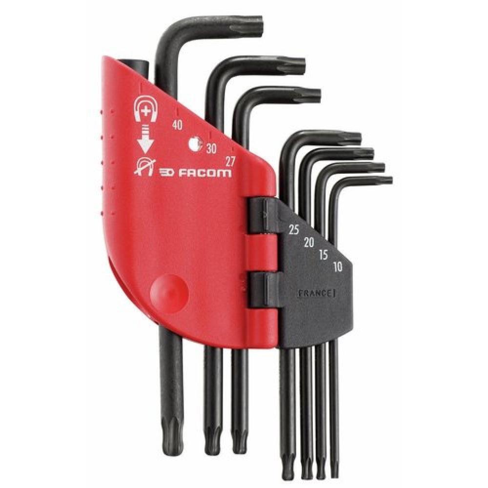 Clés Torx Facom jeu de 7 clés mâles et Tamper Torx de sécurité en étui