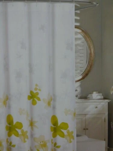 Cortinas de Ducha Floral Cynthia Rowley Poliéster