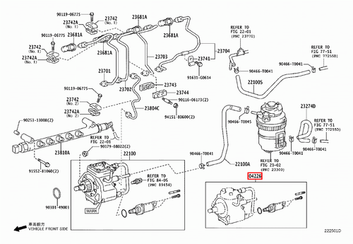 Genuine Hilux Surf KDN215 Prado KDJ121 KDJ120 1KD Suction Control Valve Kit - Picture 18 of 20
