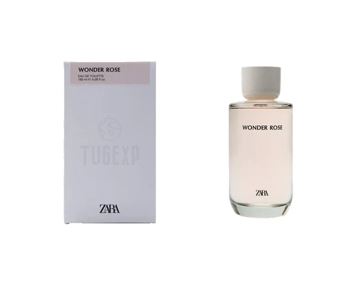 ZARA Wonder Rose 180 ml - 6 Oz Eau De Toilette Women Fragrance Perfume New