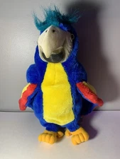 Vintage Hosung Parrot Stuffed Plush Animal