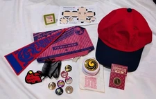 Fangamer Earthbound Set, PK Yomega, Yo-yo, Hat, Pennant, Pins Etc