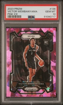 2023-24 Panini Prizm - Victor Wembanyama #136 Pink Ice Prizm (RC