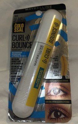 Maybeline Colossal Curl Bounce Mascara 365 Very Black .33 Eye Make Up Waterproof
