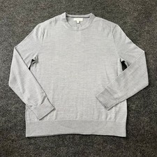 BANANA REPUBLIC Merino Wool Sweater Men's Size M Gray 486773