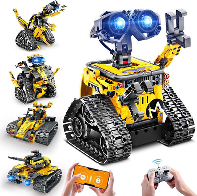 INSOON Robot Toys for Kids Building Set, 520 PCS App & Remote Control Robotics K