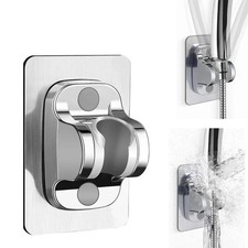 Self-adhesive Handheld Shower Head Holder Adjustable Wall Mount Shower Bracket 