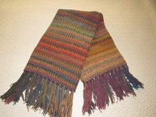 NEW with tags handmade crochet lap throw blanket with fringe