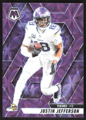 6494K 2025 Panini Mosaic #19 Justin Jefferson Purple Scope | eBay