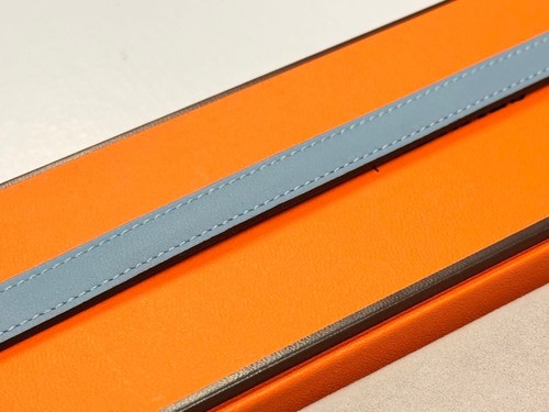 Hermes Apple Watch Band Attelage Double Tour Bleu Lin Leather Strap 42 41 40mm - 第 8/9 張圖片