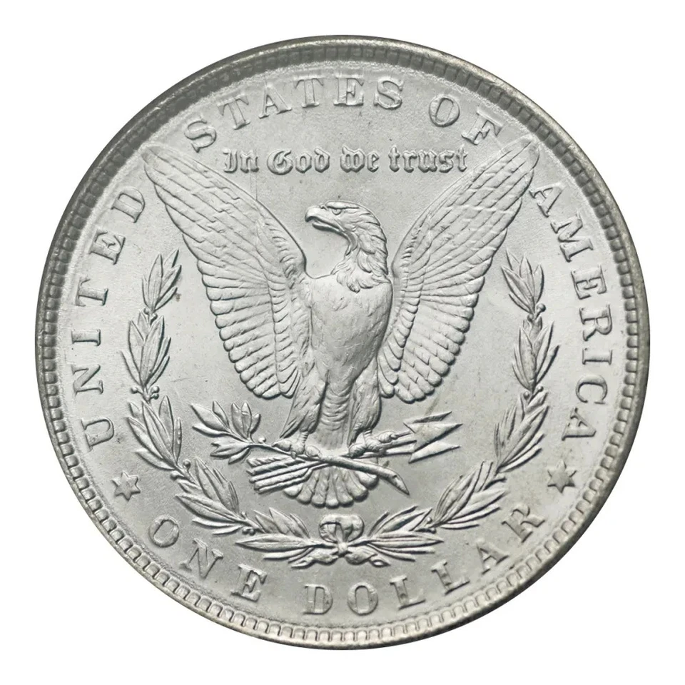 US NO Tariff US 1886 Morgan Dollar Silver Coin NGC MS66 - Image 2 of 3