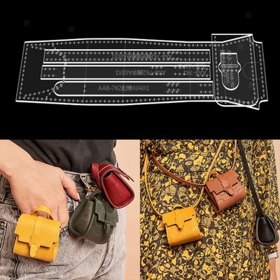 Leather Craft Pattern Leatherwork Templates for Shoulder Bag Gürtel Bags