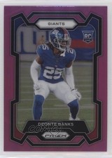 2023 Panini Prizm Rookies Pink Prizm Deonte Banks #376 0jm6