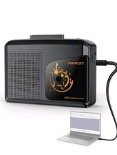 Cassette Player Portable Converter Recorder Convert Tapes to Digital MP3 USB-C