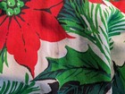 Tablecloth Christmas Poinsettias Huge 96” x 57” — photo 6