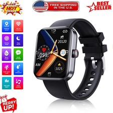 1.9" Full Touch Screen Smart Watch for Men and Women Fitness Tracker Wristwatch