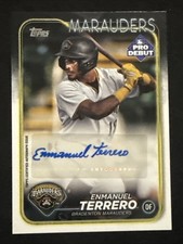 2024 Topps Pro Debut - Enmanuel Terrero #PD-12 Autographs (AU, RC) Pirates
