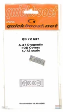 QBT72637 1:72 Quickboost A-37 Dragonfly FOD Covers (ACA kit)
