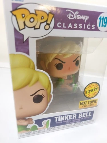 Funko Pop! Disney - Tinker Bell (Chase) - Hot Topic Exclusive Never OPENED BOX
