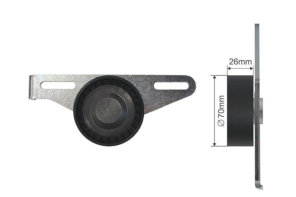 V-belt tensioner pulley RNK-RE-022 NTY for DACIA RENAULT - Image 8