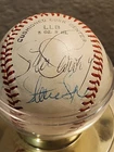 1981 LA Dodgers WS Signed Baseball Steve Garvey Mike Scioscia Sax Mike Marshall