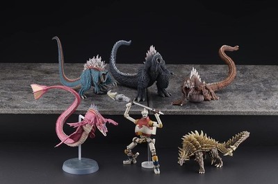 Art Spirits Gekizo Serie Godzilla S.P Singular Point Spielfigur Komplettset