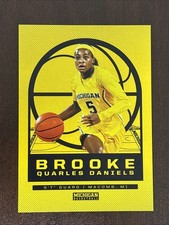 2025-2026 Valiant Brooke Quarles Daniels  Michigan Basketball Maize Parallel