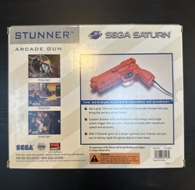 Sega Saturn Stunner Arcade Gun Complete New In Box