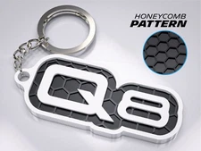 Audi Q8 Keychain 2 Pack New
