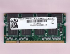 1GB PC-2700S DDR-333 VIKING PD4DU286428EBK-NT LAPTOP RAM Stick PC2700 CL2.5 DDR1