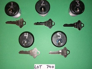 LOT #740...5 PCS MANKO, PROGRESSIVE LOCK SET...PICKERS, STUDENTS , #LOCKSPORT