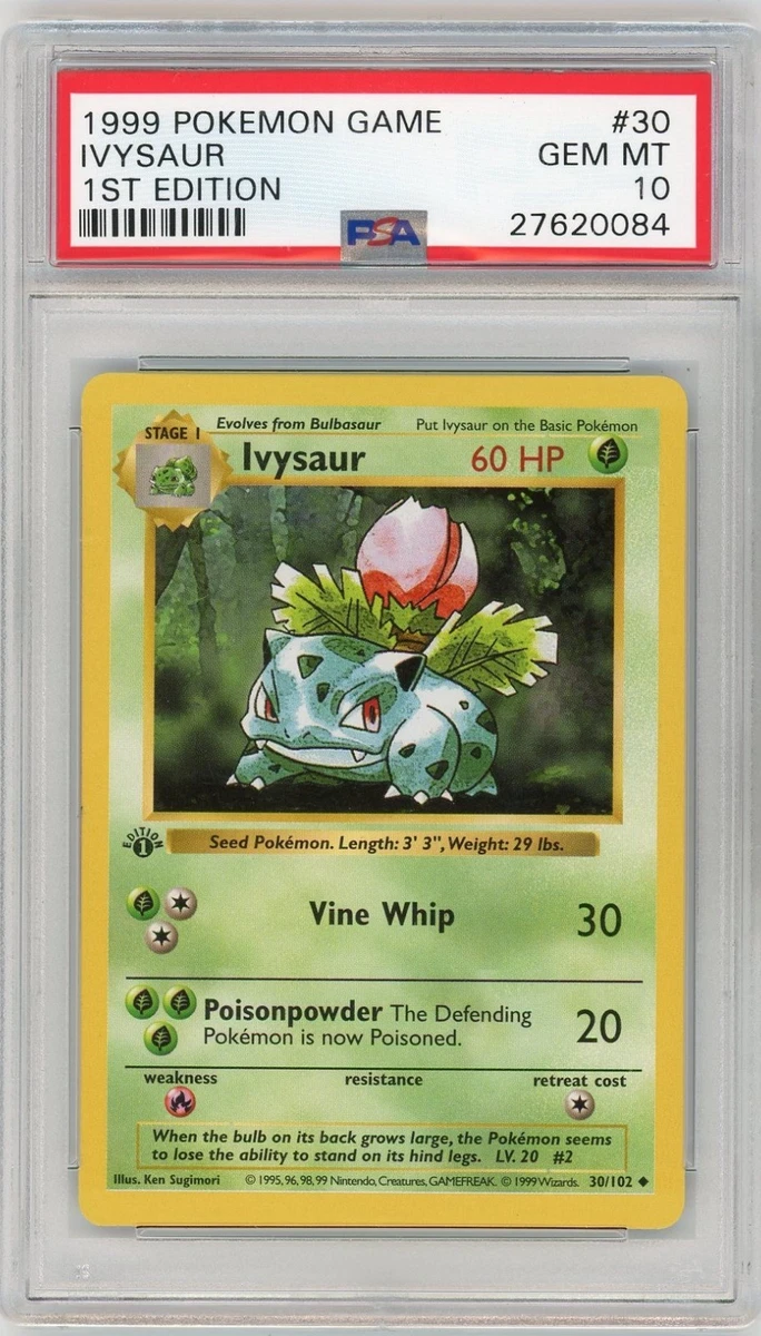 Ivysaur 030/102 Base Set (Shadowless) for sale | eBay