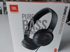 JBL TUNE 500 Kabelgebundener On-Ear-Kopfhörer - Schwarz (JBLT500BLK) NEU