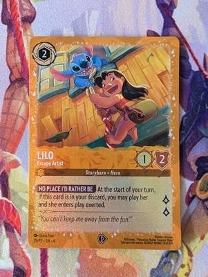 Lilo Escape Artist 25/P2 Foil Promo Disney Lorcana Archazia's Island