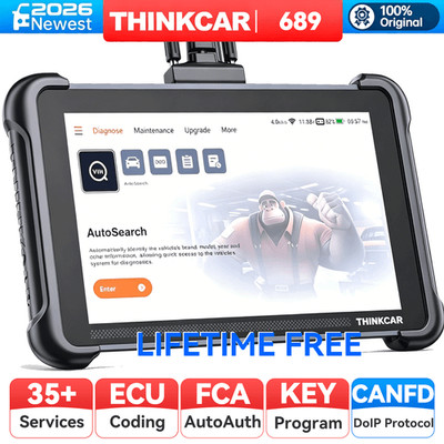 THINKSCAN 689 Wire Diagnostic Scanner Full Systems Bidirectional Scan CANFD&DOIP