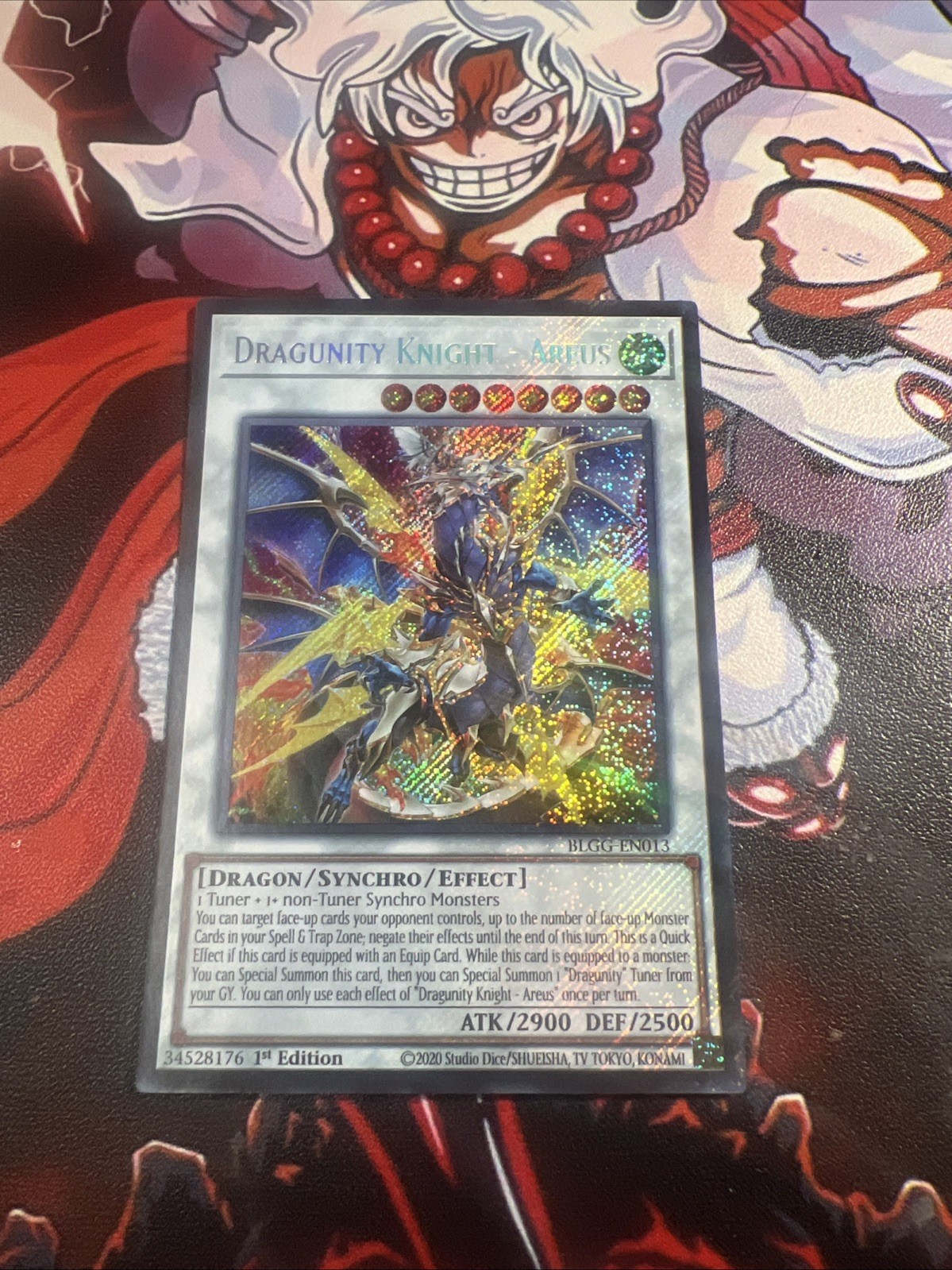 Dragunity Knight - Areus BLGG-EN013 YuGiOh Battles of Legend: Glorious Gallery trading card — raw and PSA graded price guide