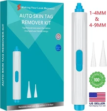 Painless Skin Tag Remover Device Kit Auto Safe Removal 1-9 MM Band Tool Home Use