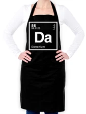 DARREN Periodic Element Unisex Apron - Geek - Science - Chemistry - Name