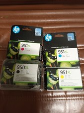 Lot 4 cartouches d'encre hp